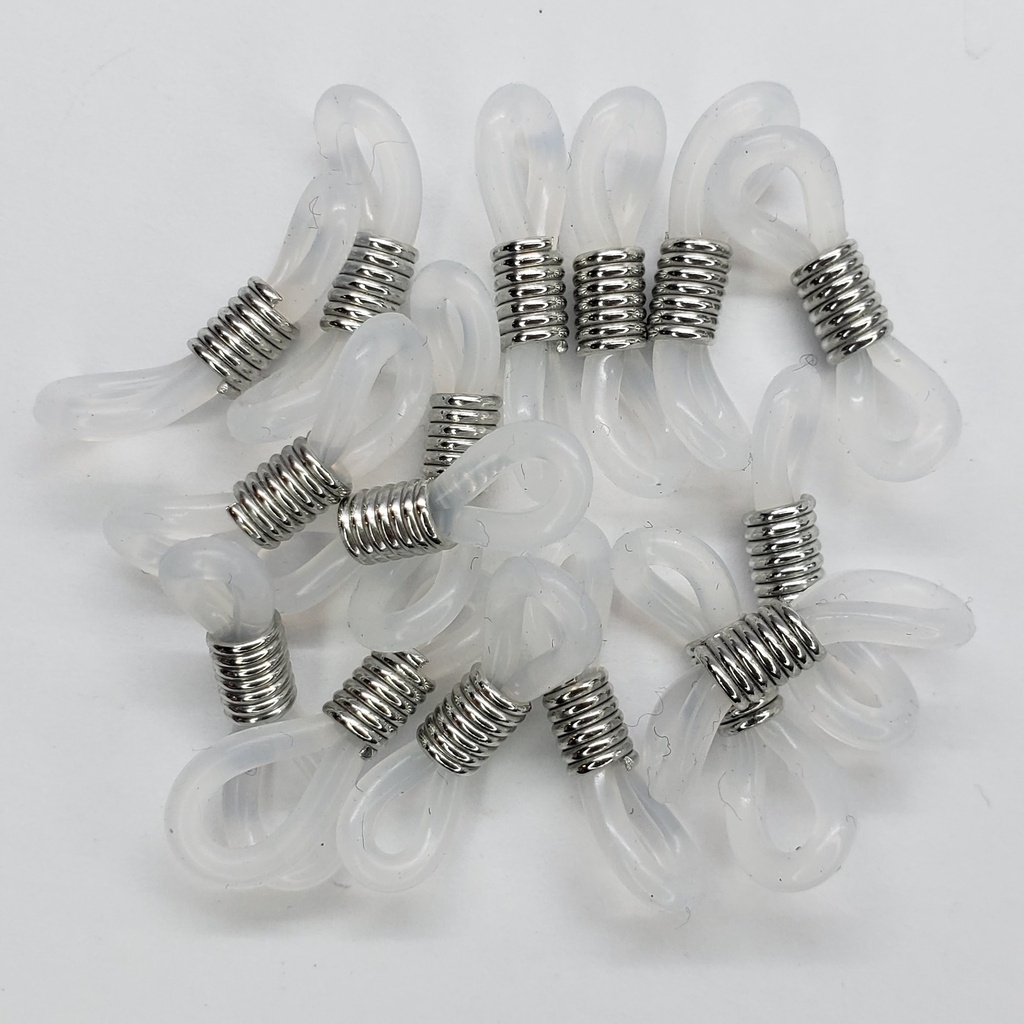 Terminal de Silicona Transparente para Colgantes