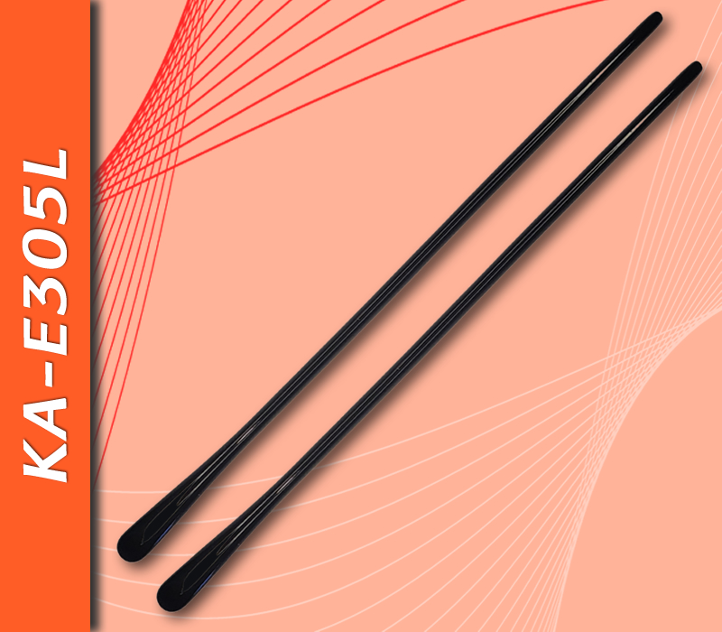 Terminales Largos de PVC, Negros