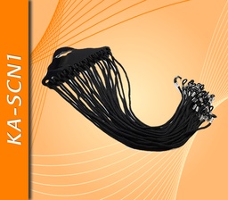 [KA-SCN-01] Set de 12 Cordones Negros