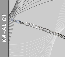 [KA-AL 01] Cadena de Aluminio, Plateada