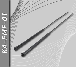 [KA-PMF-01] Patillas de Metal, con Flex, Negras