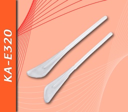 [KA-E320] Terminales de PVC, Transparentes, Talón Ancho