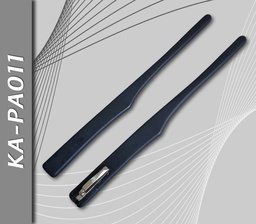 [KA-PA011] Patillas de Acetato, Negro Mate, Wayfarer