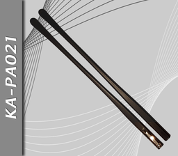 [KA-PA021] Patillas de Acetato, Negro Mate, Fina